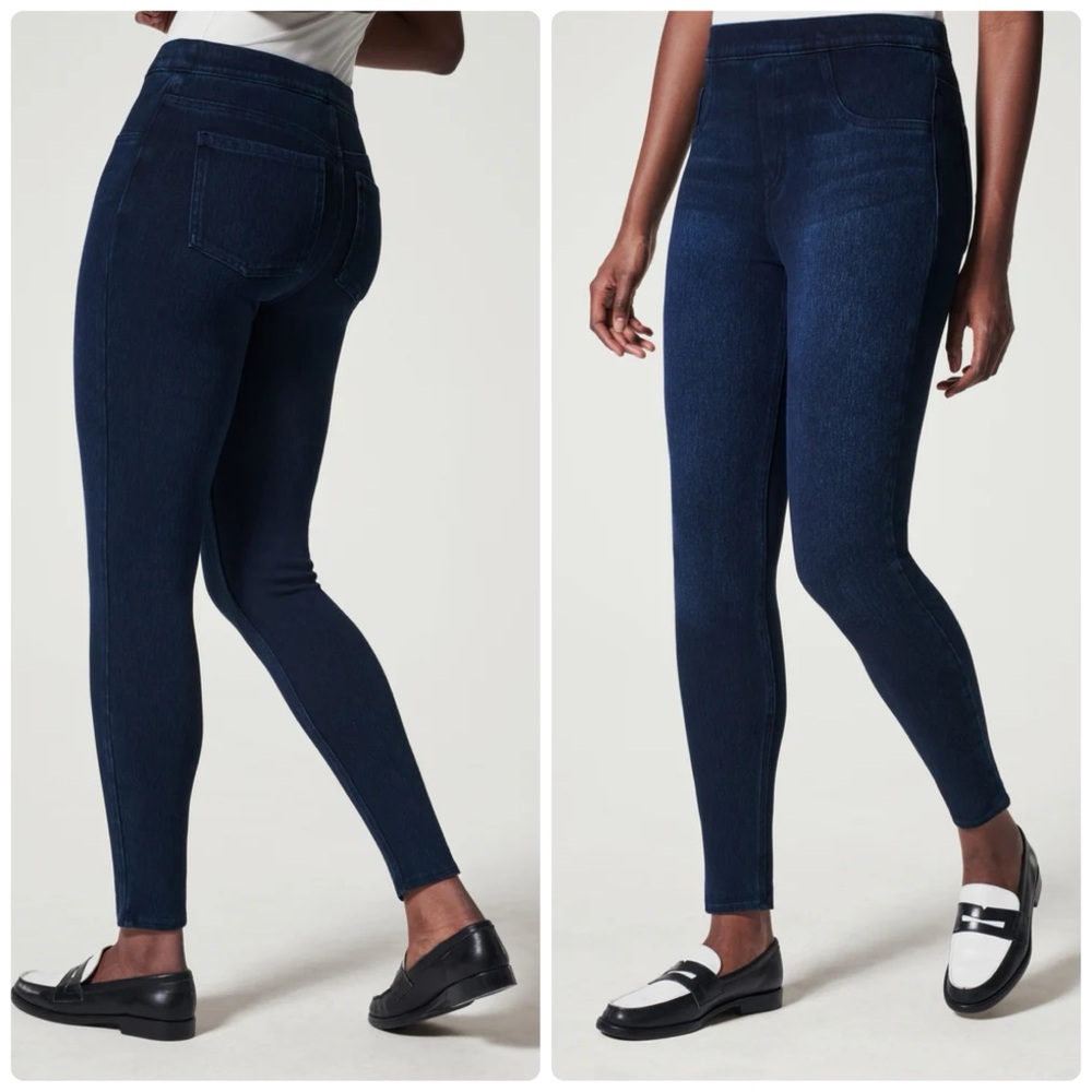 SPANX Jean-ish Ankle Pull On Leggings Twilight Rinse